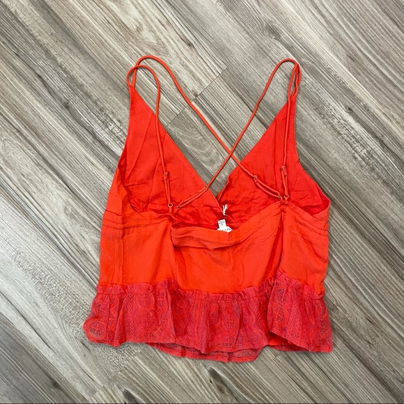 Honey Punch Boho Embroidered Mesh Top - Picture 2 of 6